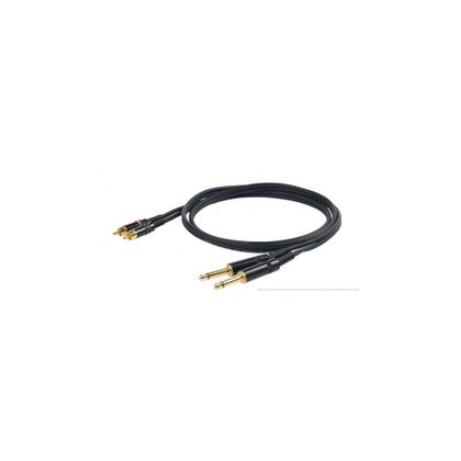 Proel CHLP310LU15 Cavo 2x Jack - 2 RCA 1.5 mt.