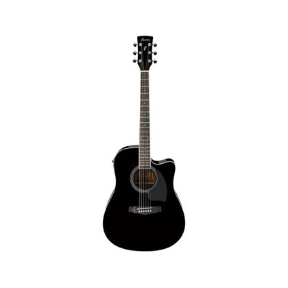 Ibanez PF15ECE Black Chitarra acustica amplificata nera