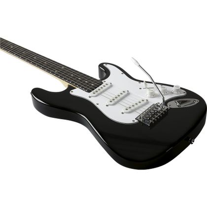 Eko S100 Black Chitarra elettrica nera per bambini 3/4