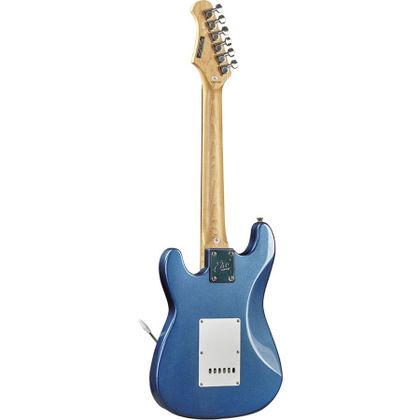 Eko S100 Metallic Blue Chitarra elettrica blu per bambini 3/4