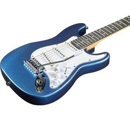 Eko S100 Metallic Blue Chitarra elettrica blu per bambini 3/4