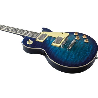 Eko VL480 See Thru Blue Quilted Chitarra elettrica