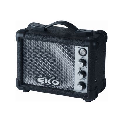EKO Aire Lite Black Kit Chitarra elettrica nera + amplificatore e accessori