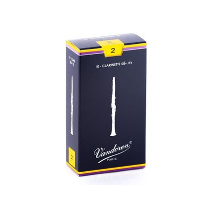 Vandoren Traditional CR102 Ance per Clarinetto in Sib n. 2 (Confezione da 10)