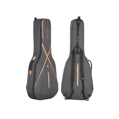 RITTER RGS7-D/MGB Borsa super imbottita per chitarra acustica Grigio Marrone