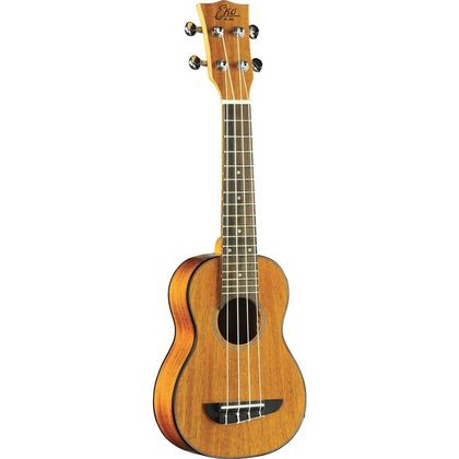 Eko Uku Duo Ukulele Soprano Amplificato con custodia + corde + accordatore + prontuario