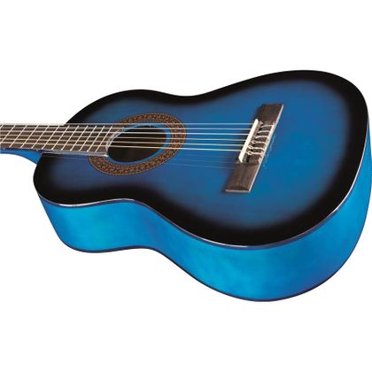 Eko CS5 Blue Burst Chitarra classica Blu 3/4