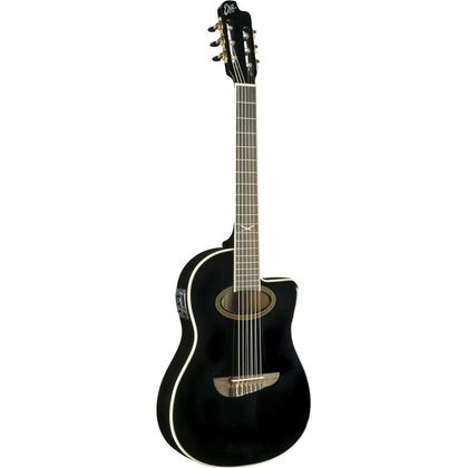 Eko NXT Nylon CW EQ Black Chitarra classica elettrificata nera