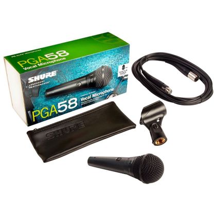 SHURE PGA58 Microfono dinamico con cavo