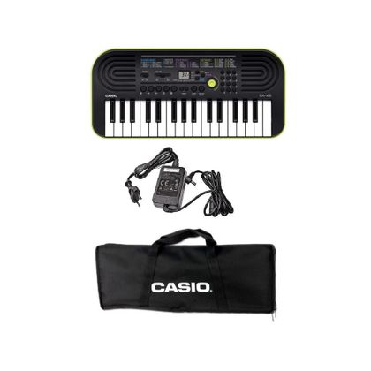 Casio SA46 con custodia e alimentatore