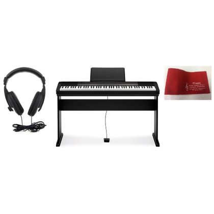 Casio CDP 130 Pianoforte digitale con stand + cuffie
