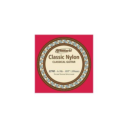 Corda singola per chitarra classica (LA - A) D'Addario 035 - Normal Tension