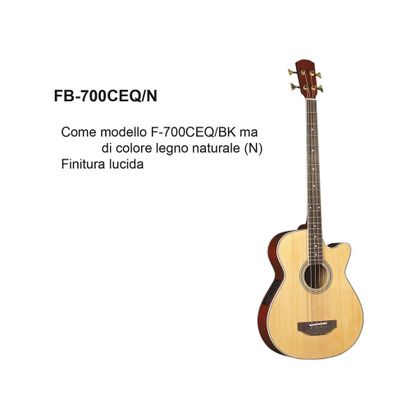 DAM FB700 CE QN Basso acustico amplificato 4 corde