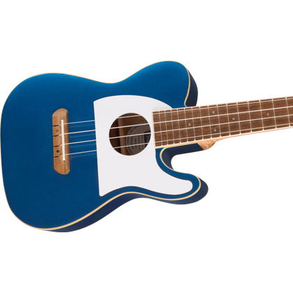 Fender Fullerton Tele Lake Placid Blue Ukulele concerto Telecaster elettrificato