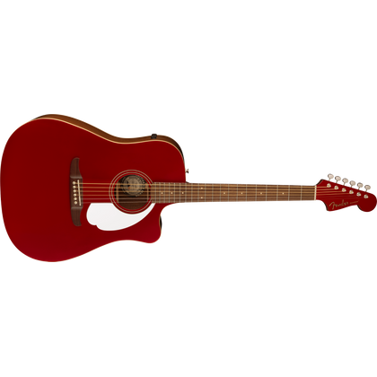 FENDER Redondo Player WN White Pickguard Candy Apple Red