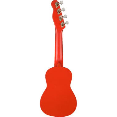 Fender FSR Venice Ukulele Soprano Fiesta Red