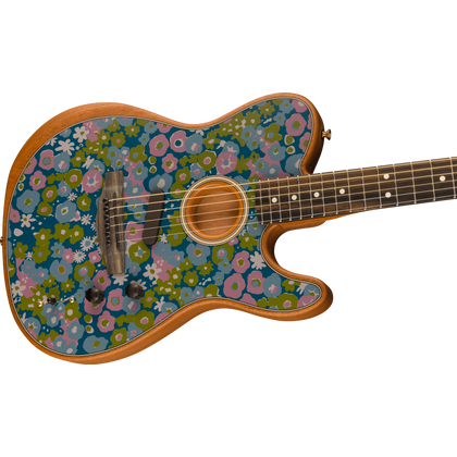 Fender American Acoustasonic Telecaster Blue Flower