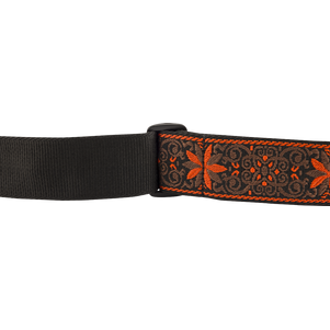 Fender Pasadena Straps Woven Orange Wallflower Tracolla per Chitarra e Basso