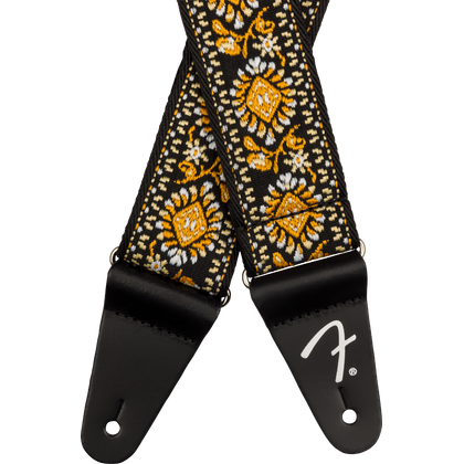 Fender Pasadena Straps Woven Yellow Lotus Tracolla per Chitarra e Basso
