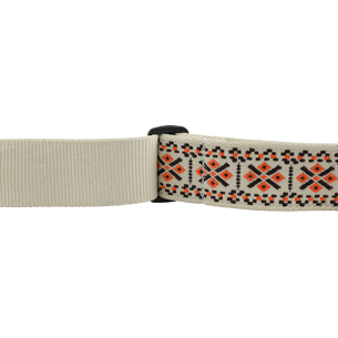 Fender Pasadena Straps Woven Lattice Orange Tracolla per Chitarra e Basso