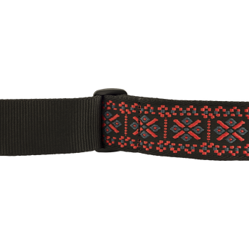 Fender Pasadena Straps Woven Lattice Red Tracolla per Chitarra e Basso