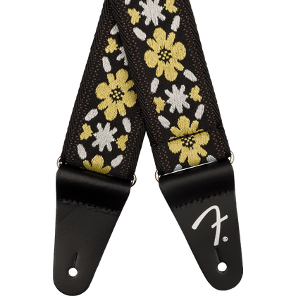 Fender Pasadena Straps Woven Lattice Yellow Clover Tracolla per Chitarra e Basso