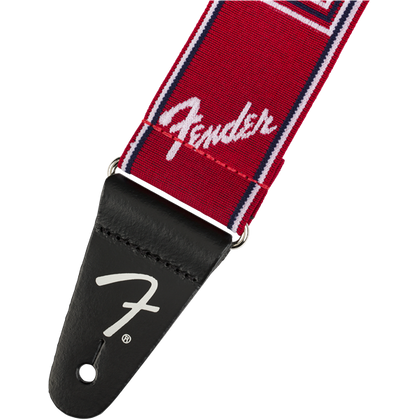 Fender Weighless Monogrammed Strap Red/White/Blue Tracolla per chitarra