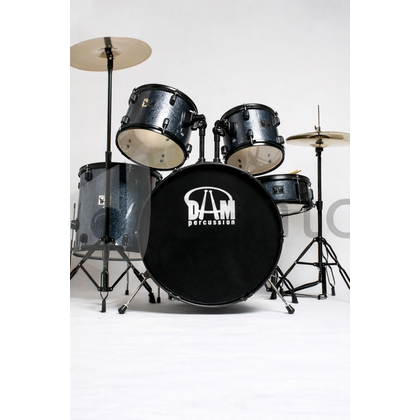 DAM P2211ABL Batteria Acustica Professionale Cassa 22" - Hardware e piatti inclusi - Sparkle Blue
