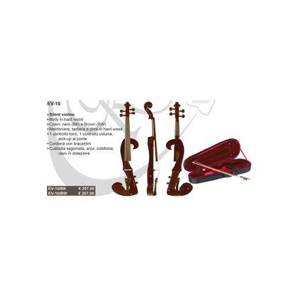 Violino elettrico Roling's EV10 BW Silent