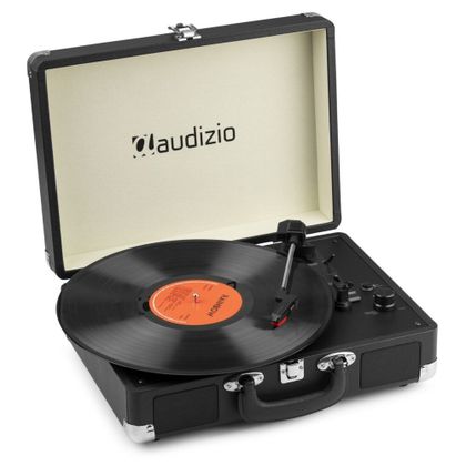 AUDIZIO RP116BK Record Player Briefcase with BT In/Out Giradischi