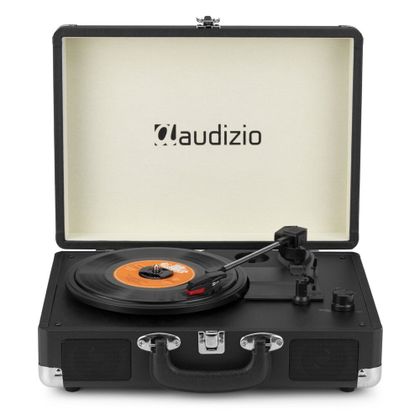 AUDIZIO RP116BK Record Player Briefcase with BT In/Out Giradischi