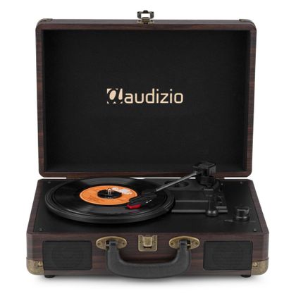 AUDIZIO RP116DW Record Player Briefcase with BT In/Out Giradischi