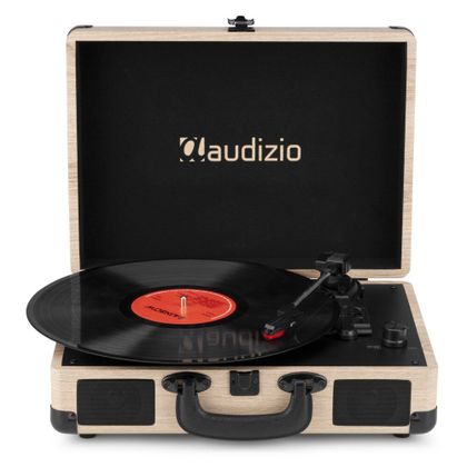 AUDIZIO RP116LW Record Player Briefcase with BT In/Out Giradischi
