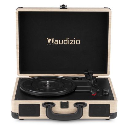 AUDIZIO RP116LW Record Player Briefcase with BT In/Out Giradischi
