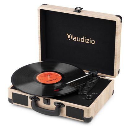 AUDIZIO RP116LW Record Player Briefcase with BT In/Out Giradischi