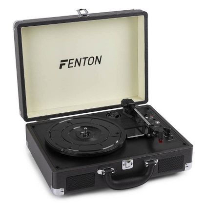 FENTON RP115C Record Player BT Brown Wood