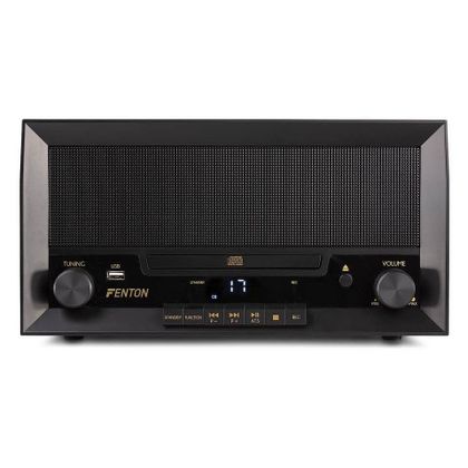FENTON RP135W Record Player 60&rsquo;s Dark Wood