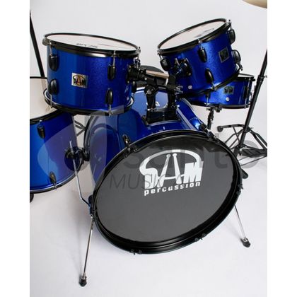 Batteria Acustica Cassa 22" Completa 5 pezzi Blu