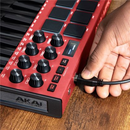 AKAI MPK MINI MK3 Red Controller USB MIDI 25 Tasti Rossa