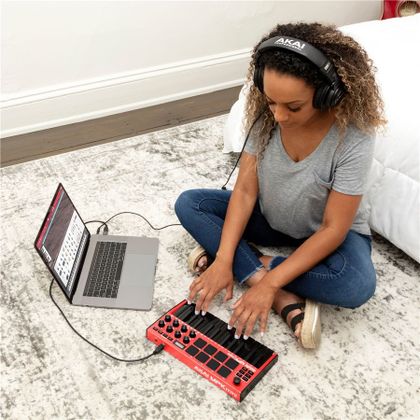 AKAI MPK MINI MK3 Red Controller USB MIDI 25 Tasti Rossa