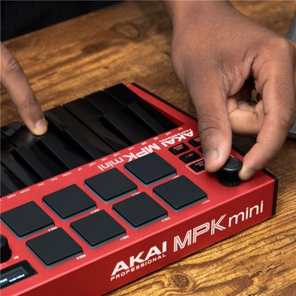 AKAI MPK MINI MK3 Red Controller USB MIDI 25 Tasti Rossa