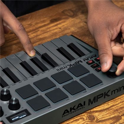 AKAI MPK MINI MK3 Grey Controller USB MIDI 25 Tasti Grigia