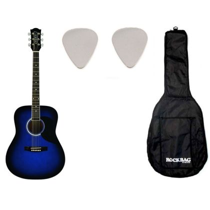 EKO Ranger 6 Blue Sunburst + custodia rockbag + plettri omaggio