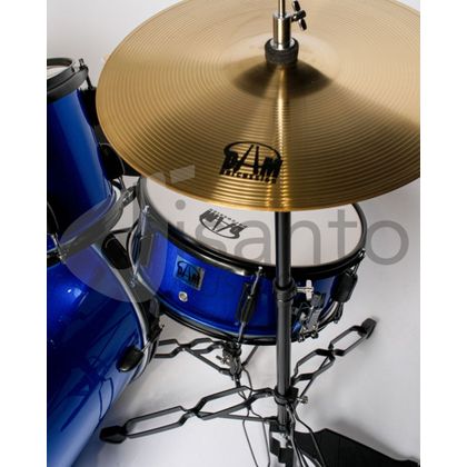 Batteria Acustica Cassa 22" Completa 5 pezzi Blu