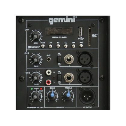 Gemini AS2112 BT  Diffusore Attivo 12" 1200W Con Bluetooth
