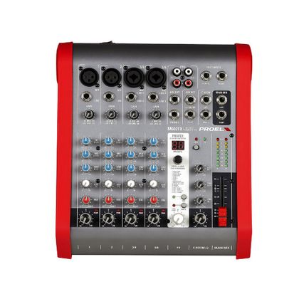 Proel M602FX Mixer 6 canali con effetti e borsa