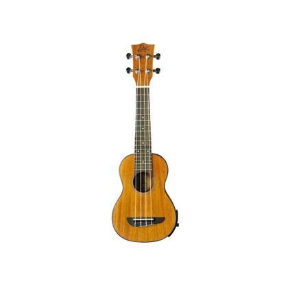 Eko Uku Duo Ukulele Soprano Amplificato con custodia + corde + accordatore + prontuario