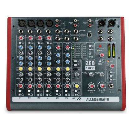 ALLEN & HEATH ZED 10FX Mixer usb 10 canali con effetti