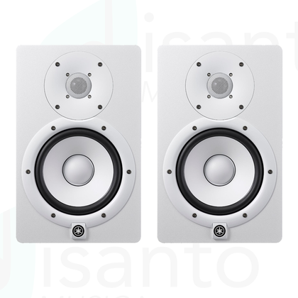 Coppia YAMAHA HS7 White Monitor da studio amplificato 95W