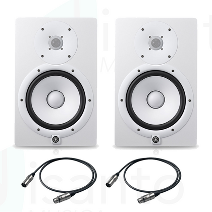 Coppia YAMAHA HS8 White + Cavi